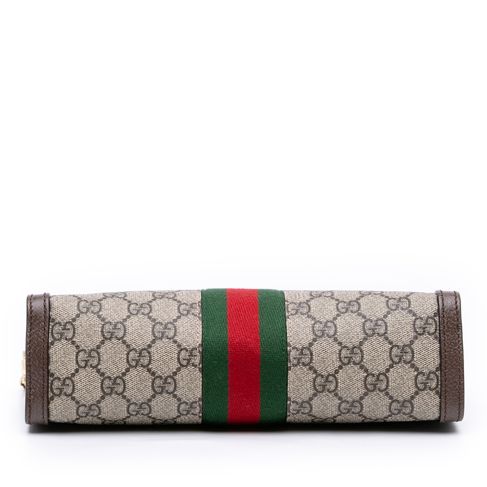Pre-Loved Gucci Small GG Supreme Web Ophidia Chain Crossbody - Picture 3 of 12